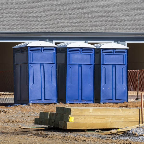 what is the cost difference between standard and deluxe porta potty rentals in Plentywood